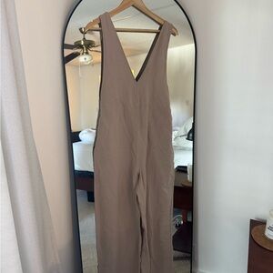 Women's Tan Jumpsuit